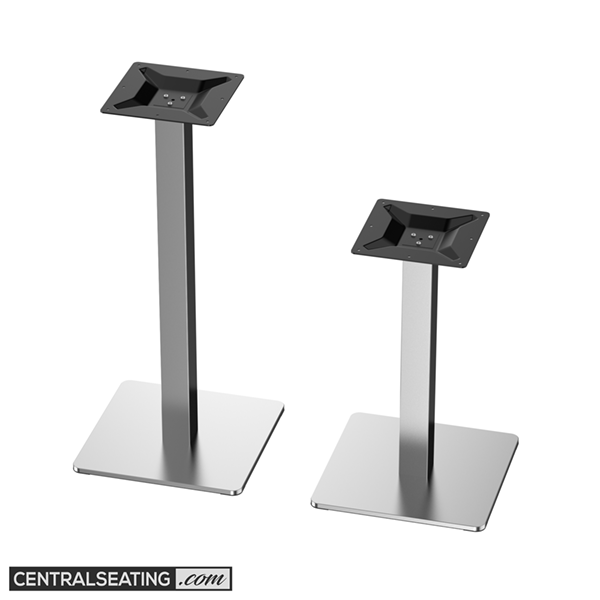 Square Stainless Steel 18"x18" Table Base TBSS18S
