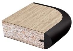 Custom Laminated Table Top with Bumper / Rubber Edge TCBE