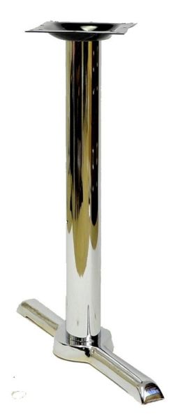 Steel Chrome Table End Base / T Base TBC2205