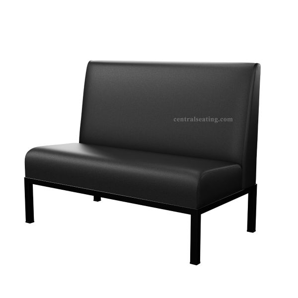 Modern Restaurant Booth with Metal Legs B1000