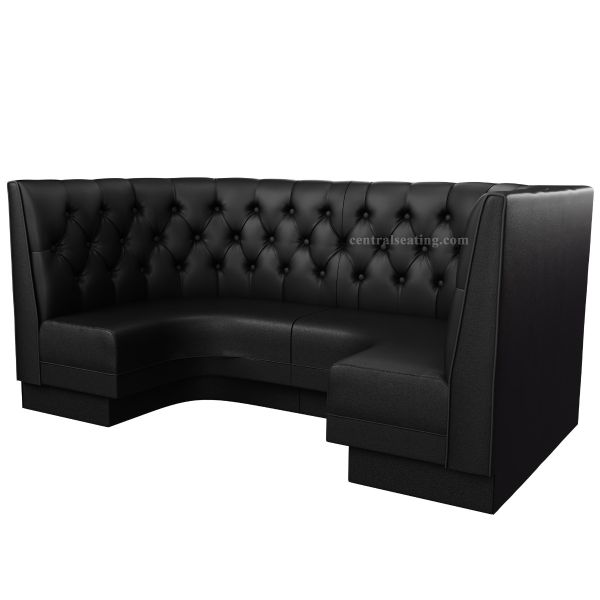 Diamond Tufted Back U Shaped Restaurant Booth B1012-RT