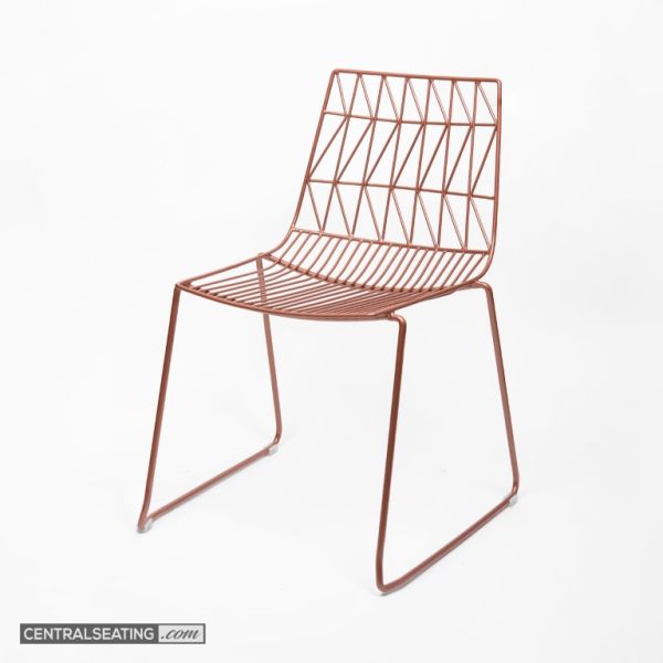 modern wire dining chair