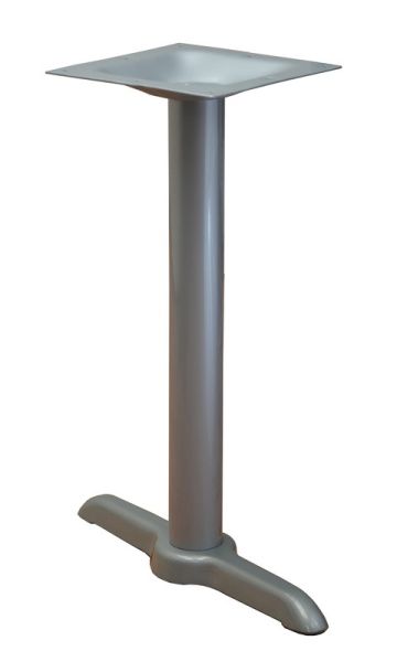 Steel T Base Table Legs in Silver Finish TBS2205