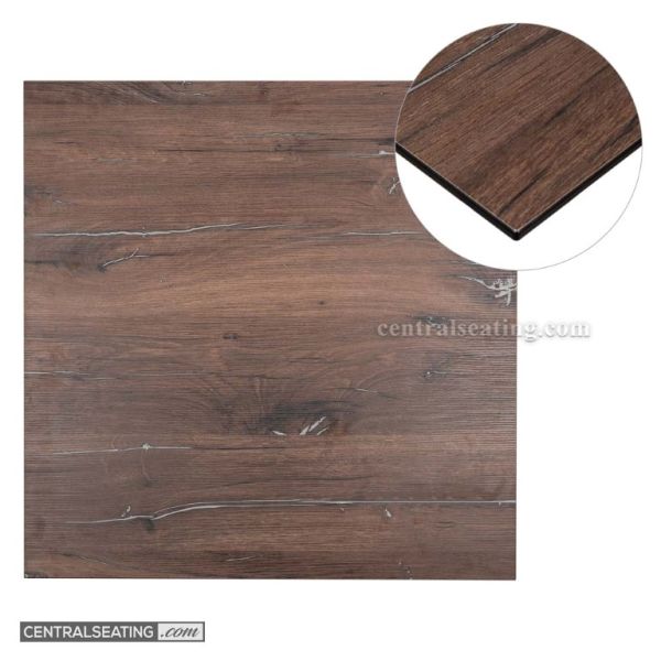 Sevelit Compact Outdoor Table Top,  Silver Fabric TPSF