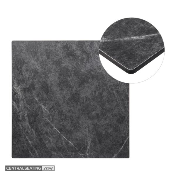 Soapstone Outdoor Patio Table Top - Granite Look, Commercial-Grade, Weather Resistant