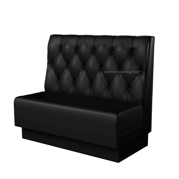 Diamond Tufted Back Upholstered Restaurant Booth B1012-DT