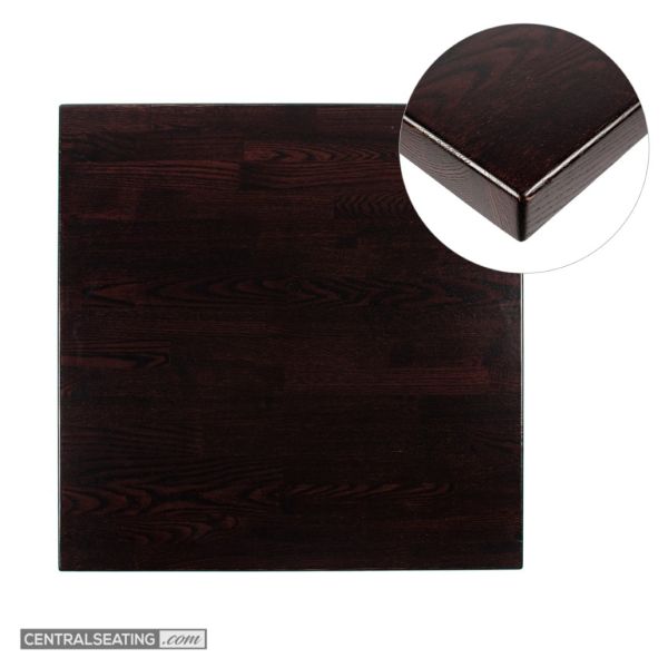 Espresso Finish Custom Butcher Ashwood Table Top TWT24E