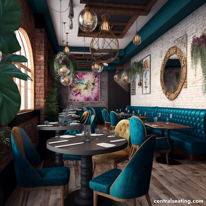 Modern Electric Restaurant Interior Design