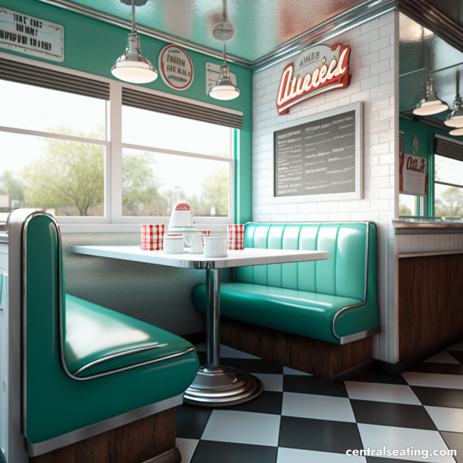 Retro Diner Restaurant Interior Design