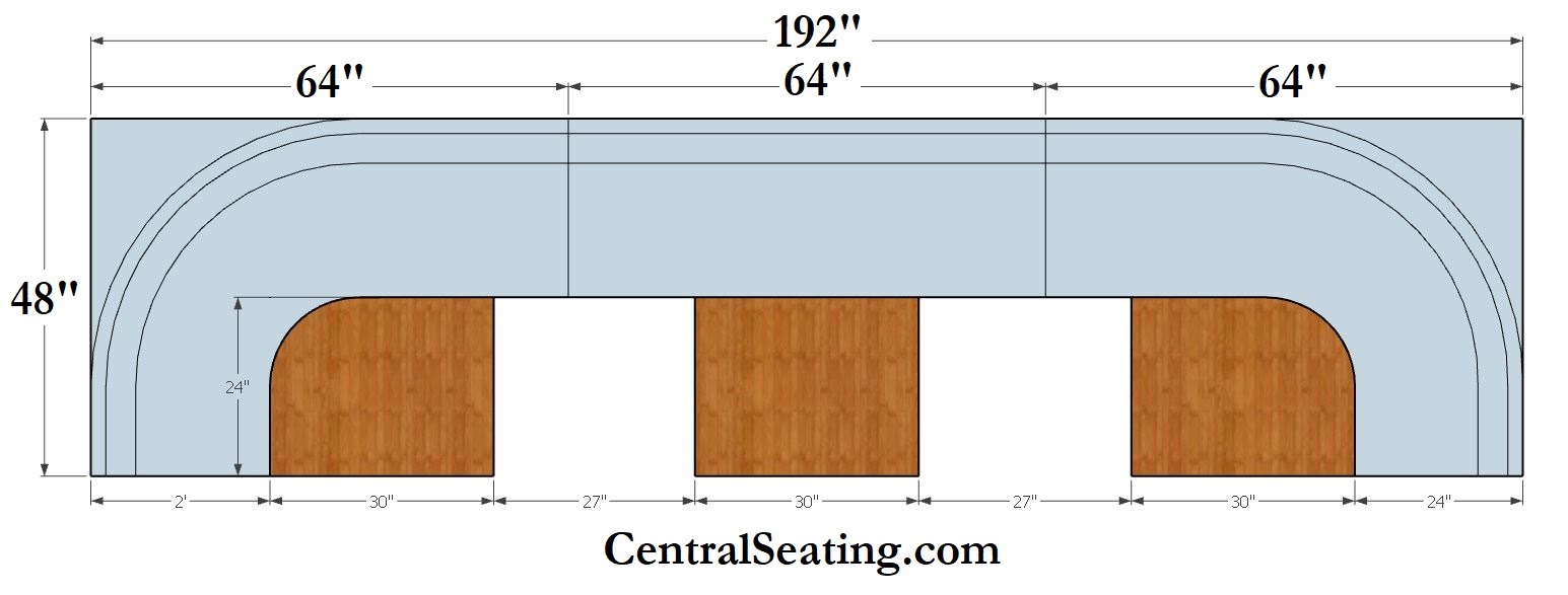 Table Size for 192