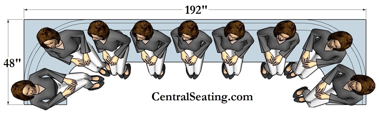 16' foot Wide U Shaped Booth Space Dimensions