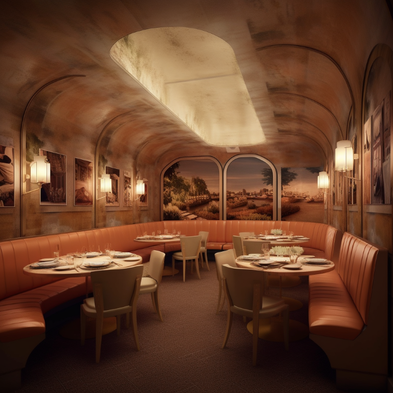 intimate booths and private dining room